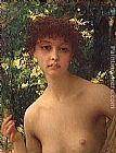 Jeune Paintings - La Jeune Chasseresse by Antoine Auguste Ernest Hebert